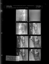 Car Wreck at a garage (8 negatives), June 18-25, 1966 [Sleeve 52, Folder b, Box 40]