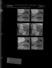 Two men doing business (6 negatives), August 29-30, 1966 [Sleeve 64, Folder d, Box 40]