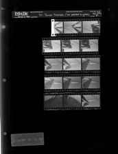 Saint James steeple; Car parked in grass (15 Negatives), December 30-31, 1965 [Sleeve 81, Folder c, Box 38]