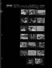 Office Workers; Buildings; Map; Cleaners; Portrait; Flowers; Man in Street; Hallway (20 Negatives), May 5-7, 1965 [Sleeve 22, Folder b, Box 36]