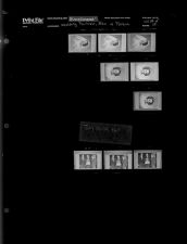 Wedding Portrait, Men w- Plaque (9 Negatives), July 14-16, 1965 [Sleeve 29, Folder d, Box 36]