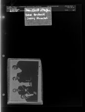 Dave Brubeck Jazzy Quartet (1 Negative), January 17-18, 1963 [Sleeve 34, Folder a, Box 29]