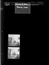 Beauty Week (2 Negatives) (February 8, 1963) [Sleeve 19, Folder b, Box 29]
