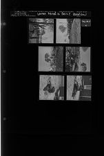Woman injured in barn; dead cow (6 Negatives), April 3-4, 1963 [Sleeve 4, Folder d, Box 29]