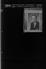 George Winston Hanes (1 Negative), April 3-4, 1963 [Sleeve 9, Folder d, Box 29]