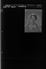 Wedding portrait (1 Negative) (April 13, 1963) [Sleeve 34, Folder d, Box 29]