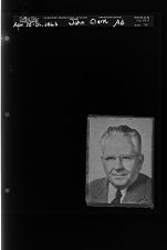 John Clark Ad (1 Negative), April 25-26, 1963 [Sleeve 70, Folder d, Box 29]
