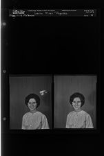 Louise Moss Pagette (2 Negatives), May 11-14, 1963 [Sleeve 34, Folder e, Box 29]