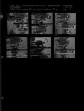 Firefighter Painting Alarm Boxes (6 Negatives), January 3-4, 1962 [Sleeve 7, Folder a, Box 27]
