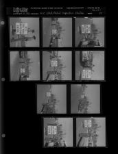 N.C. State Patrol Inspection Station (10 Negatives) (March 31, 1962) [Sleeve 52, Folder c, Box 27]