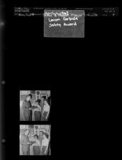 Union Carbide Safety Award (2 Negatives) (April 4, 1962) [Sleeve 4, Folder d, Box 27]