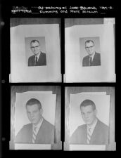 Ad Pictures of Jack Edwards, Van C. Flemming, And Frank Straum (4 Negatives) (April 7, 1962) [Sleeve 13, Folder d, Box 27]