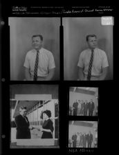 William Phelps; Linda Evans of Chicod Essay Winner; NEA Officers (5 Negatives) (April 26, 1962) [Sleeve 54, Folder d, Box 27]