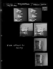 Kings & Queens; Unknown Women; FHA Officers For County (6 Negatives), May 8-9, 1962 [Sleeve 20, Folder e, Box 27]