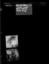 Man caught after fleeing road gang (2 Negatives)  (June 22, 1962) [Sleeve 69, Folder f, Box 27]