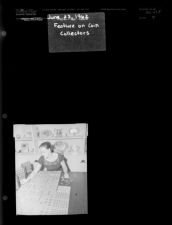 Feature on coin collectors (1 Negative), June, 23, 1962 [Sleeve 71, Folder f, Box 27]