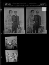 The Rev. and Mrs. Altaway leaving for Europe; Chicod boys at F.F.A. Walk (4 Negatives), June 29-30, 1962 [Sleeve 84, Folder f, Box 27]