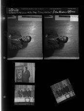 Willie Fogg (Song Writer)- New Kiwanis Officers (4 Negatives), January 7-9, 1961 [Sleeve 17, Folder a, Box 26]