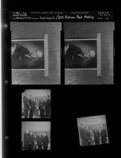Re-photograph-ECC Business Dept. Meeting (5 Negatives), January 13-14, 1961 [Sleeve 31, Folder a, Box 26]