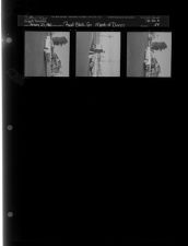 Road Block for March of Dimes (3 Negatives) (January 23, 1961) [Sleeve 54, Folder a, Box 26]