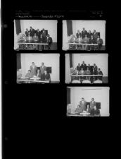 Bookmobile Meeting (5 Negatives), January 25-26, 1961 [Sleeve 61, Folder a, Box 26]