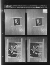Re-photograph of character in play- Re-photograph for business notes (4 Negatives) (January 30, 1961) [Sleeve 71, Folder a, Box 26]