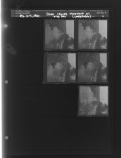 Diver checks movement of tree line (unknown) (5 Negatives), February 2-4, 1961 [Sleeve 2, Folder b, Box 26]