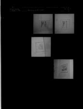 Painting at Art Center (5 Negatives), March 1-2, 1961 [Sleeve 3, Folder c, Box 26]