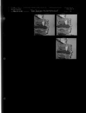 Tom Jackson receiving award (3 Negatives), March 30-31, 1961 [Sleeve 71, Folder c, Box 26]