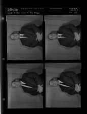 Dr. Ray Minges (4 Negatives) (April 20, 1961) [Sleeve 57, Folder d, Box 26]