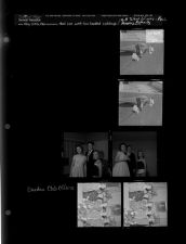 Noel Lee with Two-Headed Cabbage; 4-H Winners-Public Housing Authority; Garden Club Officers (6 Negatives), May 15-16, 1961 [Sleeve 57, Folder e, Box 26]