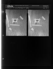 Re-photograph of soldier (2 Negatives) (December 1, 1960) [Sleeve 10, Folder d, Box 25]