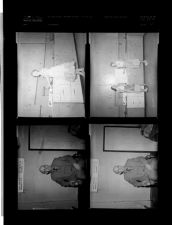 Miscellaneous (Women in the Kitchen, a Man in a Chair) (4 Negatives), 1960 [Sleeve 20, Folder e, Box 25]