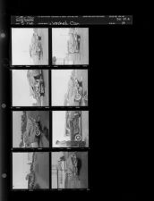 Wrecked Car at Home Builders (8 Negatives (May 7, 1960) [Sleeve 19, Folder a, Box 24]