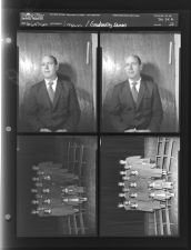 One man- Graduating Seniors (4 Negatives) June 6-7, 1960 [Sleeve 22, Folder b, Box 24]