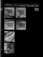 Painting; Wrecked Car; Home Economics Club (6 Negatives) June 15-16, 1960 [Sleeve 52, Folder b, Box 24]