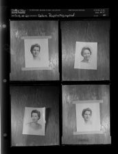 Debra Re-photographed (4 Negatives) July 13-14, 1960 [Sleeve 50, Folder c, Box 24]
