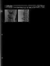 Roof blown off building in Farmville (2 Negatives (July 15, 1960) [Sleeve 53, Folder c, Box 24]