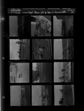 Roof blown off building in Farmville 12 Negatives (July 15, 1960) [Sleeve 54, Folder c, Box 24]