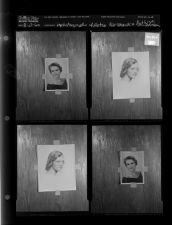 Betsy Karsnack & Kathryn Johnson (4 Negatives (August 27, 1960) [Sleeve 83, Folder d, Box 24]