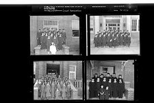 School Graduations (4 Negatives) 1950s, undated [Sleeve 17, Folder b, Box 22]