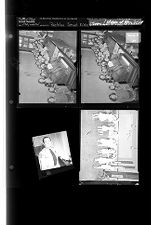 Pactolus School Kids; State Trooper; Music at an Elementary School (4 Negatives) 1950s, undated [Sleeve 27, Folder b, Box 22]
