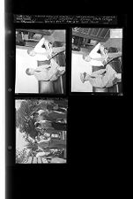 Soldier Wounded in Korea; State College Seniors Visit Speight Seed Farm (3 Negatives) 1950s, undated [Sleeve 60, Folder b, Box 22]