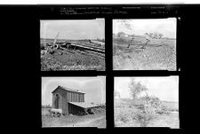 Grimesland Tornado Damage (4 Negatives) 1950s, undated [Sleeve 15, Folder c, Box 22]