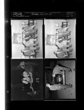 Groups; Men with Car (4 Negatives) 1950s, undated [Sleeve 51, Folder c, Box 21]