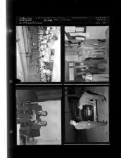 Groups; Men with Car (4 Negatives) 1950s, undated [Sleeve 52, Folder c, Box 21]