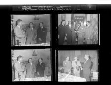 Kiwanis Club: Awards; Man of the year: L. Turnage 1950 (4 Negatives) 1950s, undated [Sleeve 1, Folder h, Box 21]