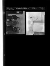 Naval Reserve Meeting; Boy with a Map (2 Negatives) 1950s, undated [Sleeve 6, Folder i, Box 21]