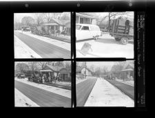Paving Second Street (4 Negatives) 1950s, undated [Sleeve 16, Folder k, Box 21]