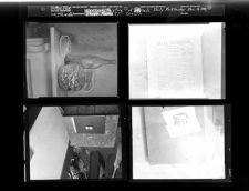 Reshoot: Painting of Vessels; Daily Reflector December 10, 1894; Large Peanut?; Crown (4 Negatives) 1950s, undated [Sleeve 22, Folder k, Box 21]